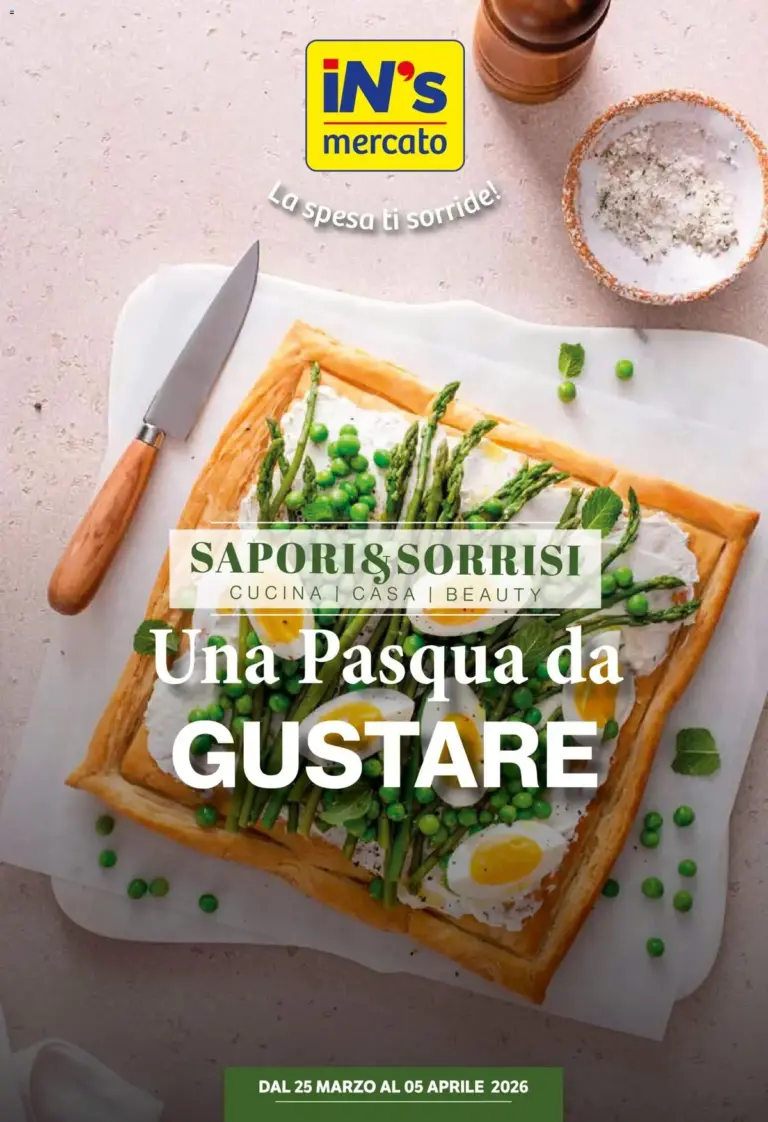 Ins volantino dal 25.03.2026 – Offerte Pasquali dal 25 Marzo