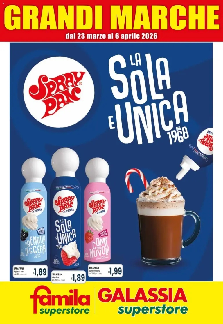 Famila volantino dal 23.03.2026 – Grandi Marche Offerte Speciali