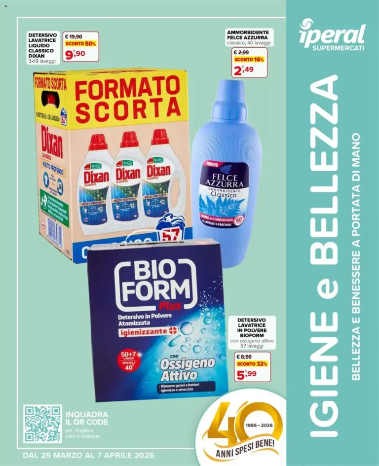 Iperal volantino dal 25.03.2026 – Offerte Igiene e Bellezza da Mercoledì
