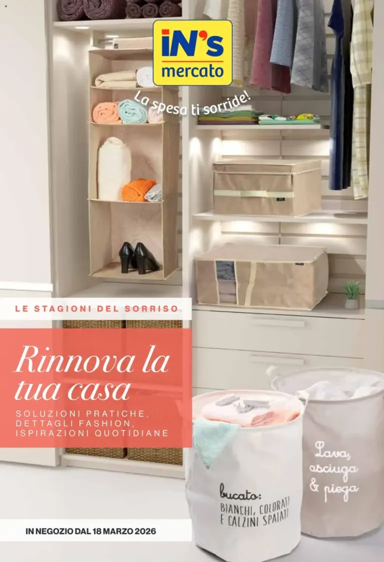 Ins volantino dal 18.03.2026 – Rinnova la casa da mercoledì