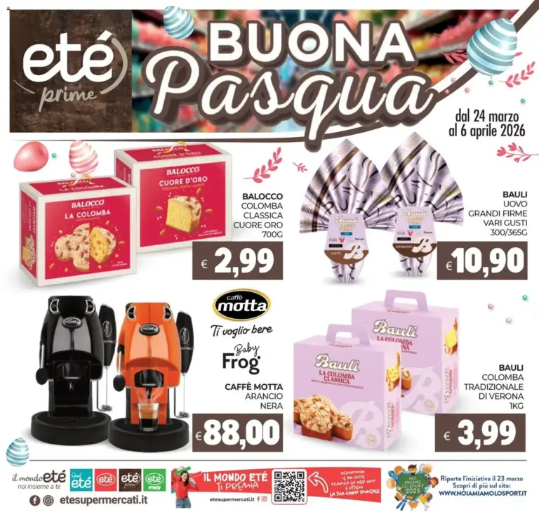 Ete volantino dal 24.03.2026 – Buona Pasqua Prime dal martedì