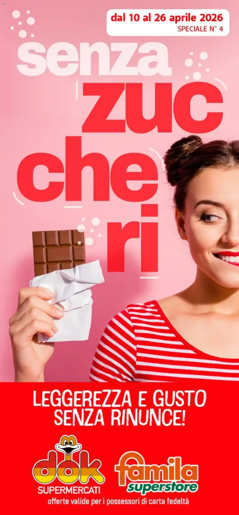 Dok volantino dal 10.04.2026 – Offerte Speciali Senza Zuccheri da Venerdì