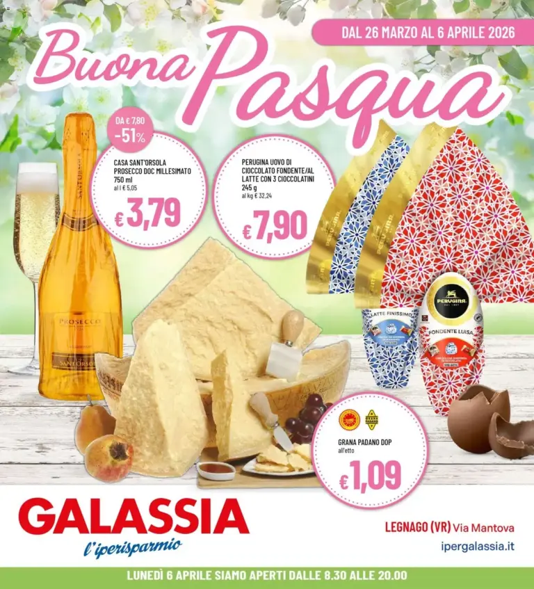 Galassia volantino dal 26.03.2026 – Super Offerte da Giovedì Legnago
