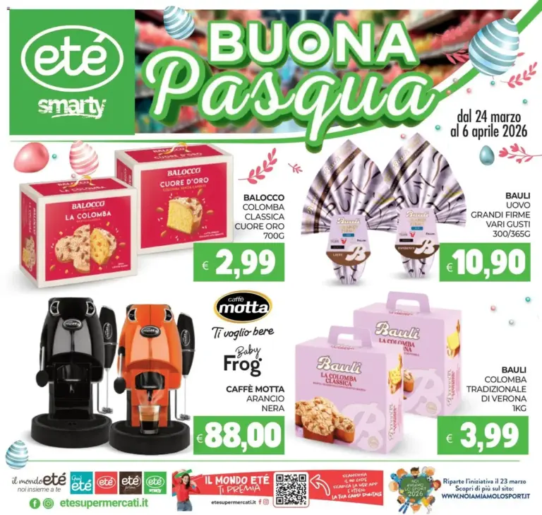 Ete volantino dal 24.03.2026 – Offerte Smarty dal martedì