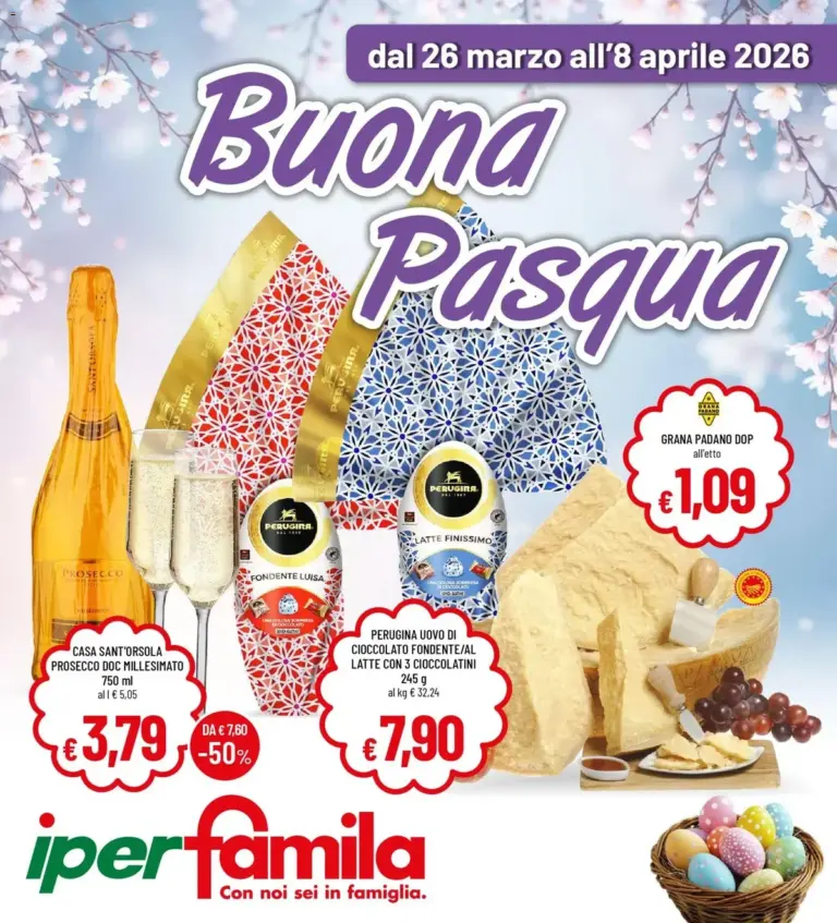 Famila volantino dal 26.03.2026 – Iper Offerte Speciali da Martedì