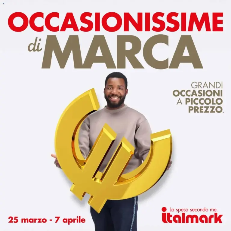 Italmark volantino dal 25.03.2026 – Occasionissime di Marca da Mercoledì