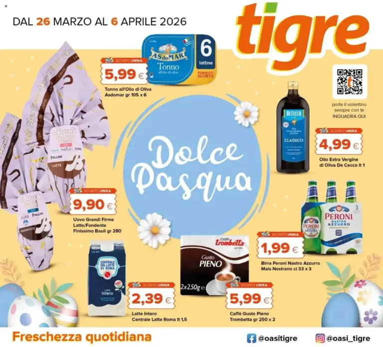 Tigre volantino dal 26.03.2026 – Super Promozioni dal Mercoledì