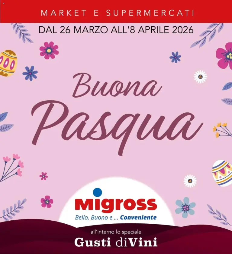 Migross volantino dal 26.03.2026 – Offerte Speciali dal Mercoledì