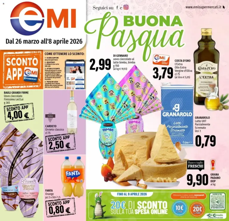 Emi volantino dal 26.03.2026 – Offerte Speciali da Giovedì
