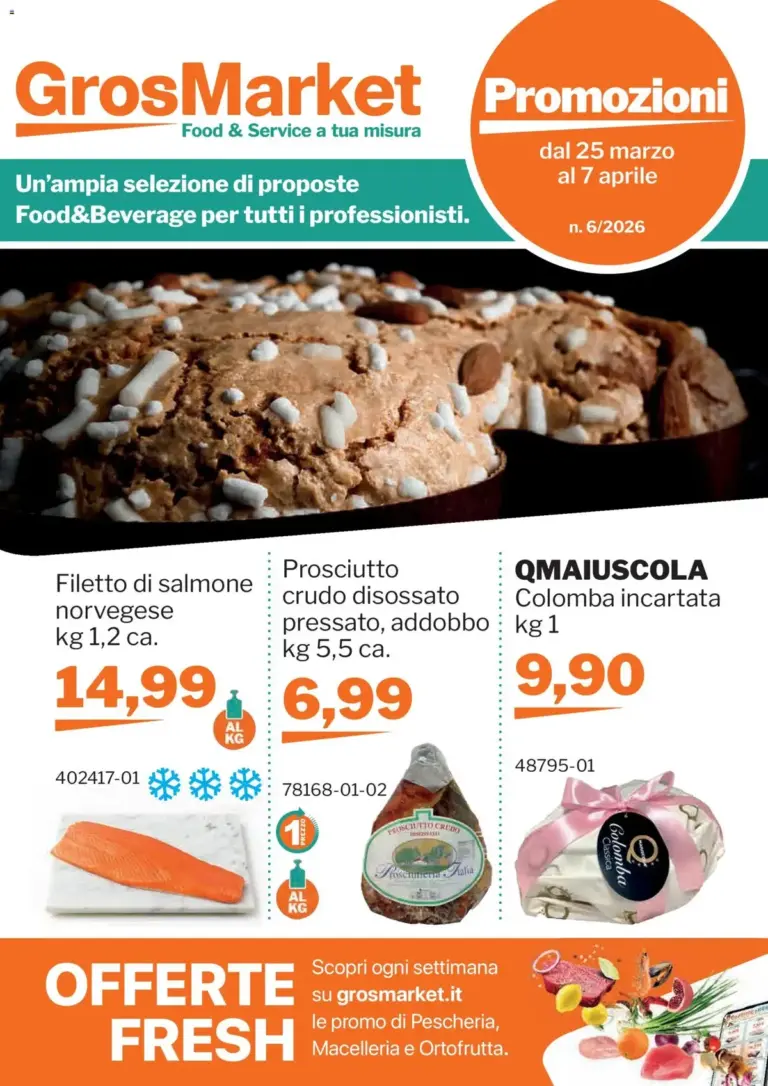 Sogegross volantino dal 25.03.2026 – Offerte Speciali dal Mercoledì