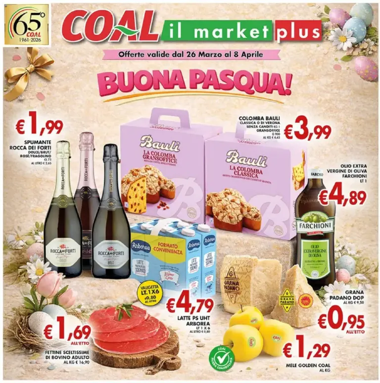 Coal volantino dal 26.03.2026 – Grandi Offerte Il Market Plus da Giovedì