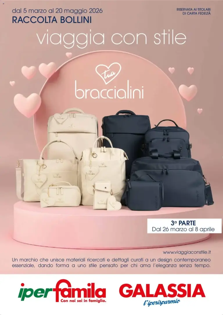 Famila volantino dal 26.03.2026 – Raccolta Bollini: Premi da Giovedì