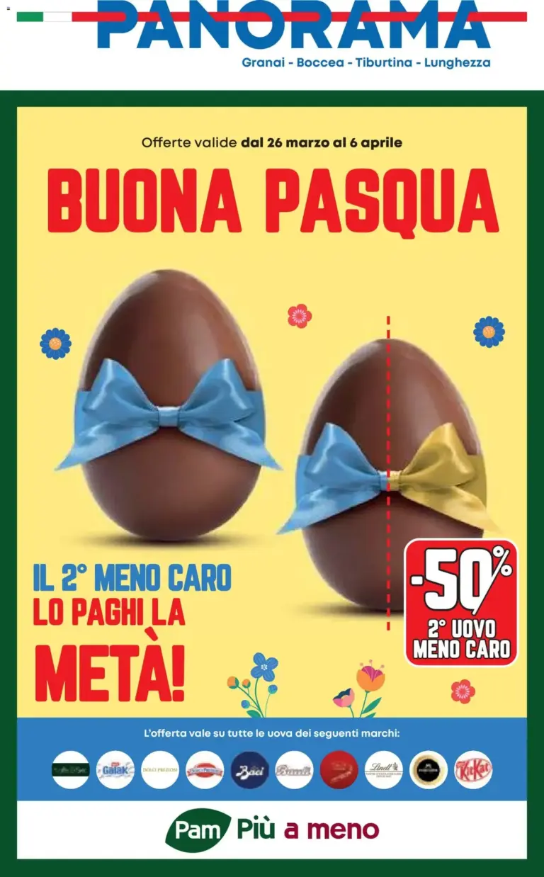 Panorama volantino dal 26.03.2026 – Super Offerte Pasqua Roma da Giovedì
