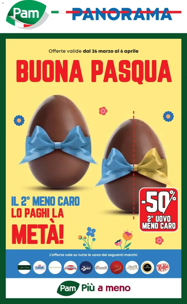 Panorama volantino dal 26.03.2026 – Offerte di Pasqua da giovedì