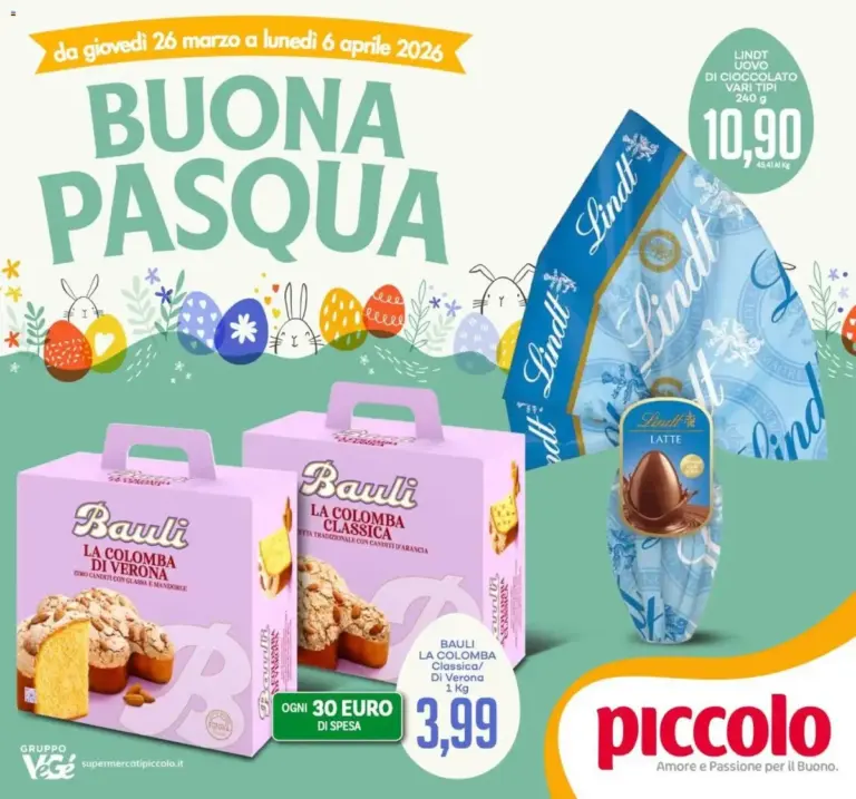 Piccolo volantino dal 26.03.2026 – Speciale Pasqua da Giovedì