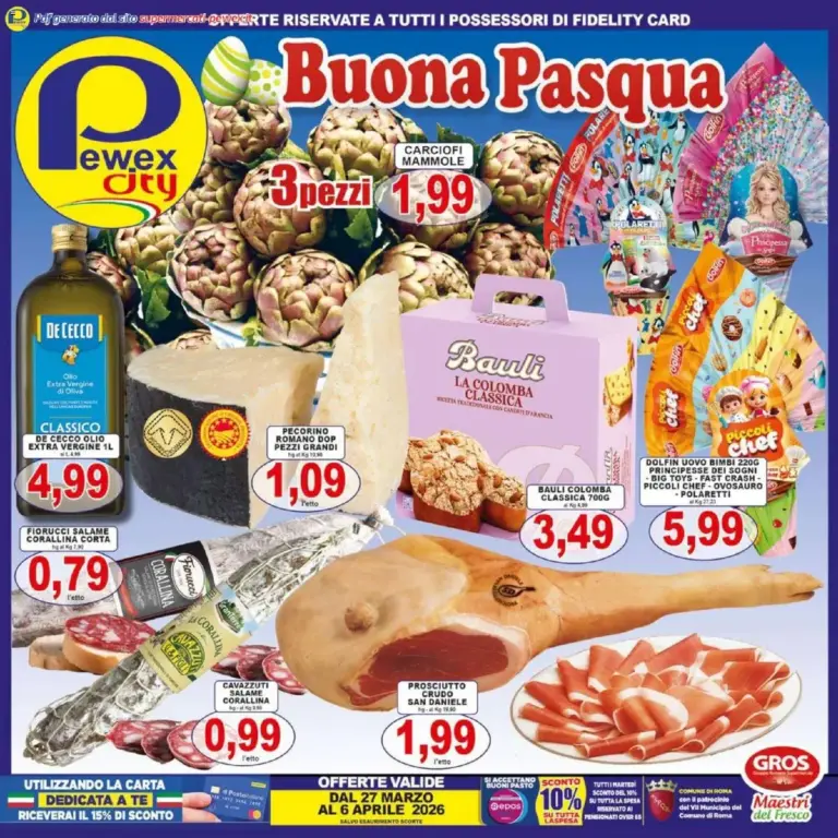 Pewex volantino dal 27.03.2026 – Super Offerte Olimpiade dal Giovedì