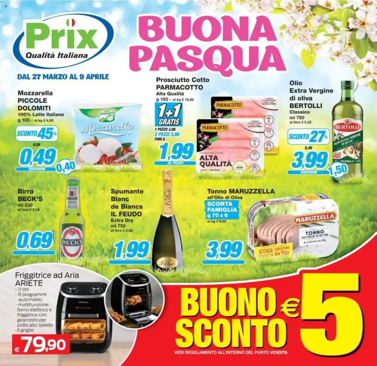 Prix volantino dal 27.03.2026 – Super Offerte di Pasqua da Giovedì