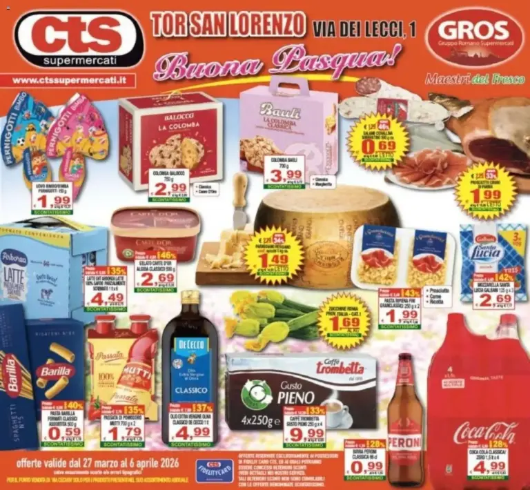 Cts volantino dal 27.03.2026 – Super Offerte da Giovedì Tor San Lorenzo