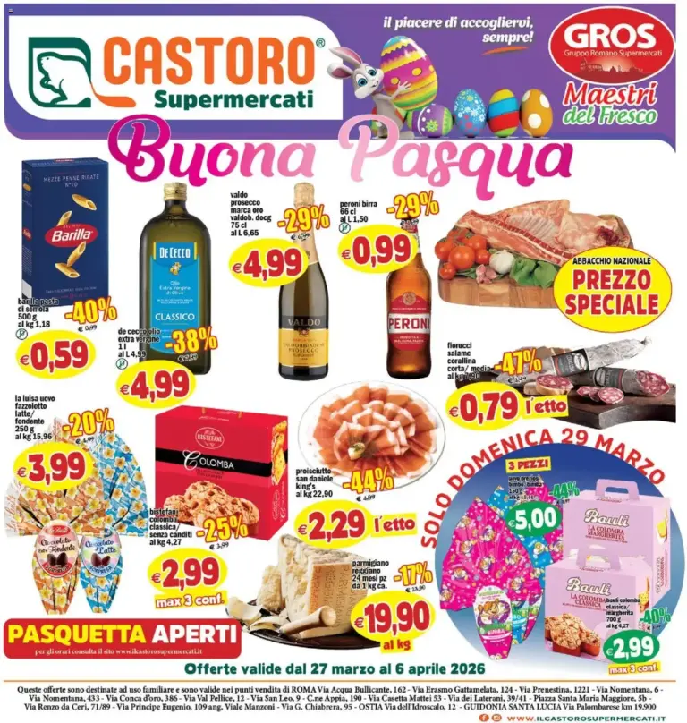 Il Castoro volantino dal 27.03.2026 – Super Offerte di Pasqua da Giovedì