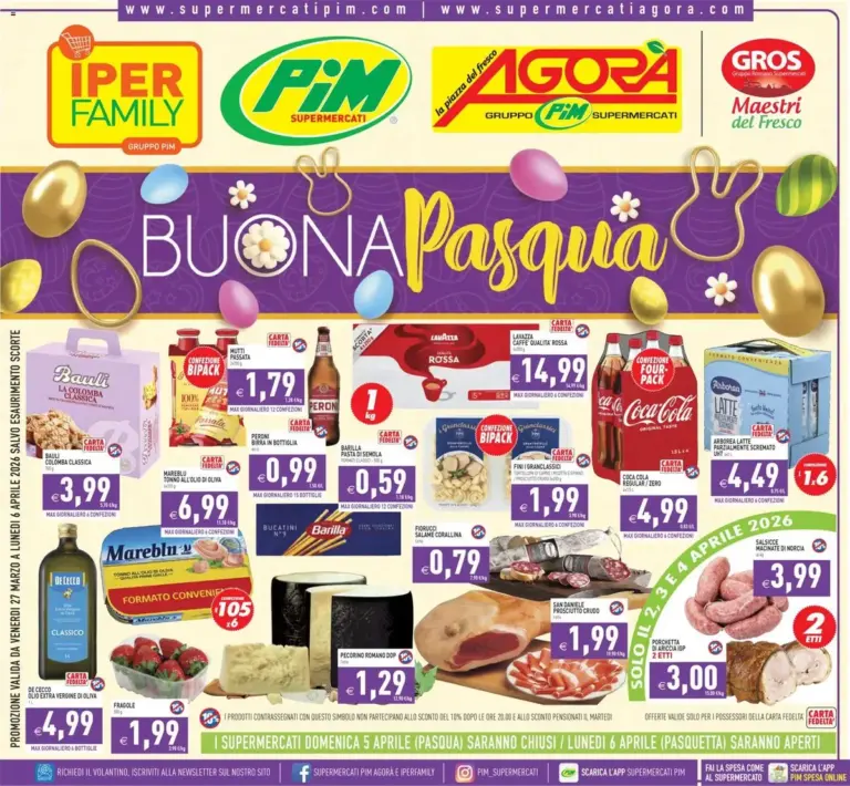 Pim Supermercati volantino dal 27.03.2026 – Super Offerte di Venerdì
