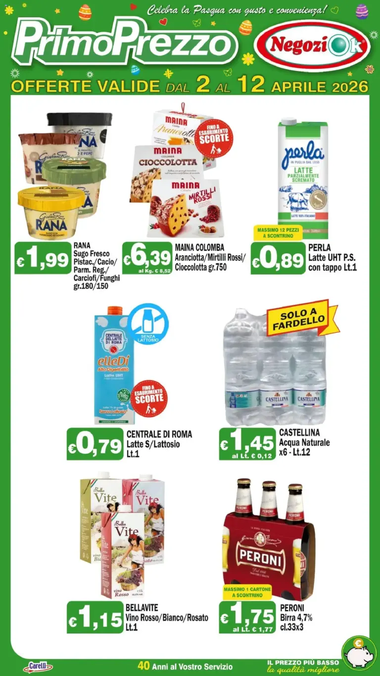 Primo Prezzo volantino 2 al 12 aprile 2026 Celebra la Pasqua con gusto