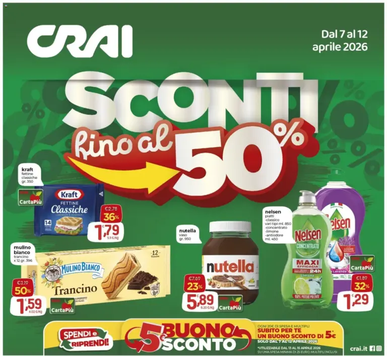 Crai volantino 07.04.2026 – 12.04.2026