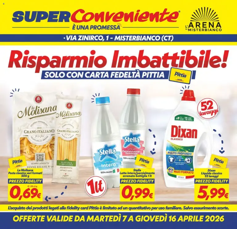 Superconveniente volantino 07.04.2026 – 16.04.2026 Misterbianco
