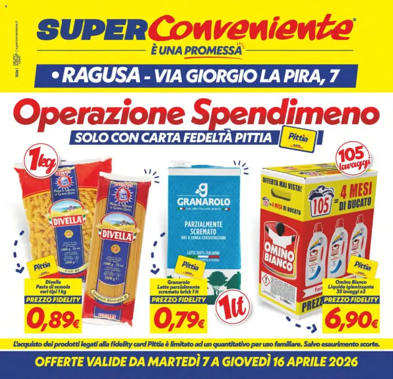 Superconveniente volantino 07.04.2026 – 16.04.2026 Ragusa