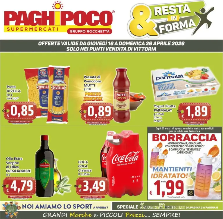 Paghi Poco Volantino 16/04/2026 - 26/04/2026 Vittoria