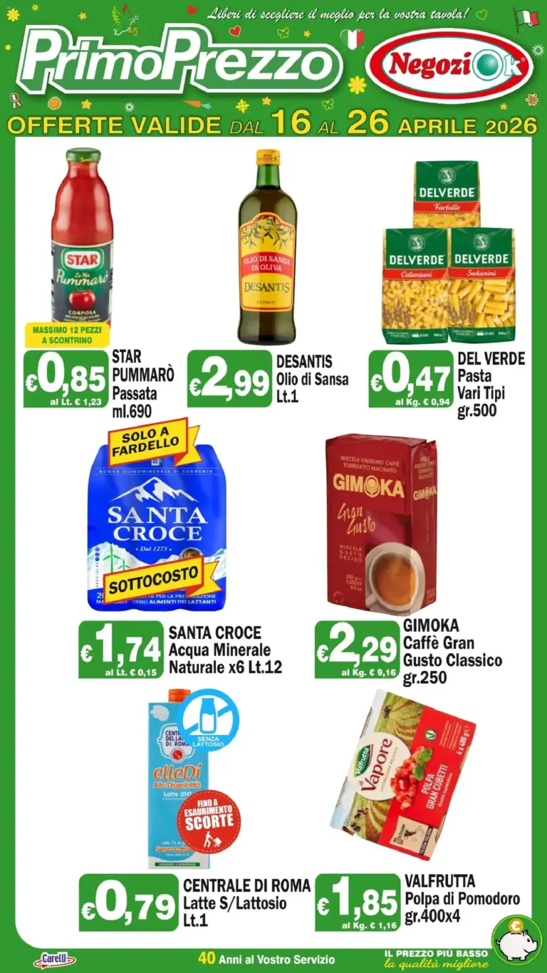 Primo Prezzo Volantino 16/04/2026 - 26/04/2026