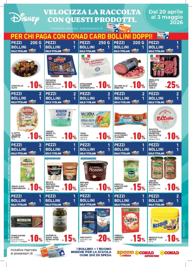 Conad Volantino 20/04/2026 - 03/05/2026