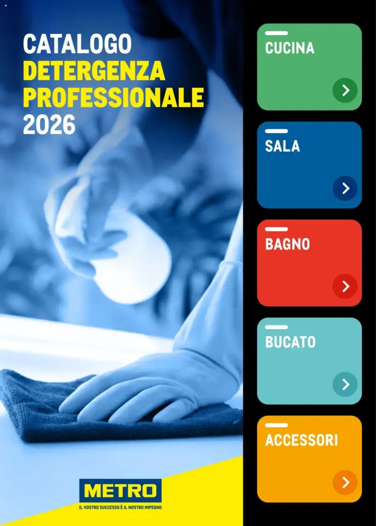 Metro catalogo Oggi Detergenza Professionale 2026